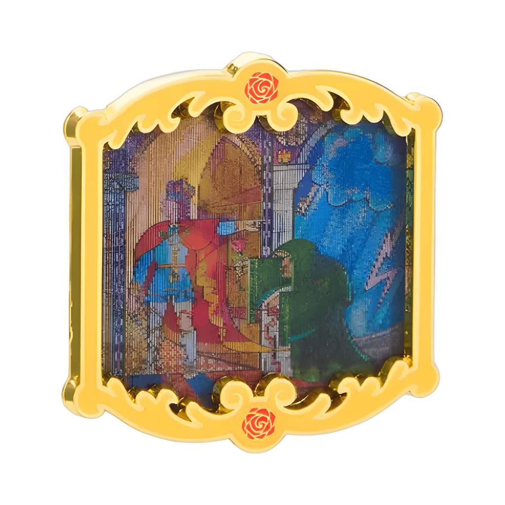 Stained Glass Opening Scene Disney pin