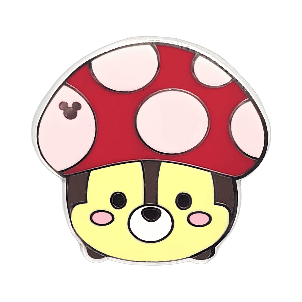 Chip as Mushroom Disney pin