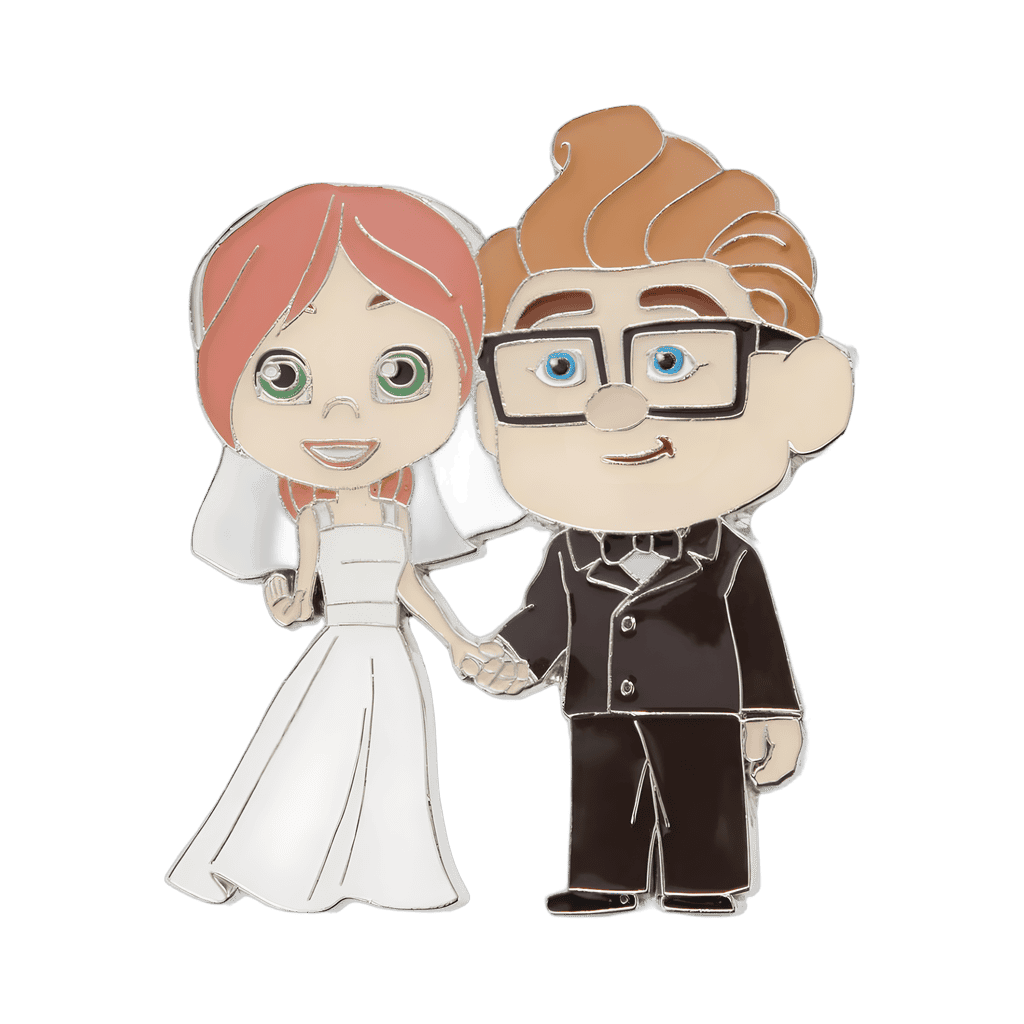 Carl & Ellie Wedding Disney pin