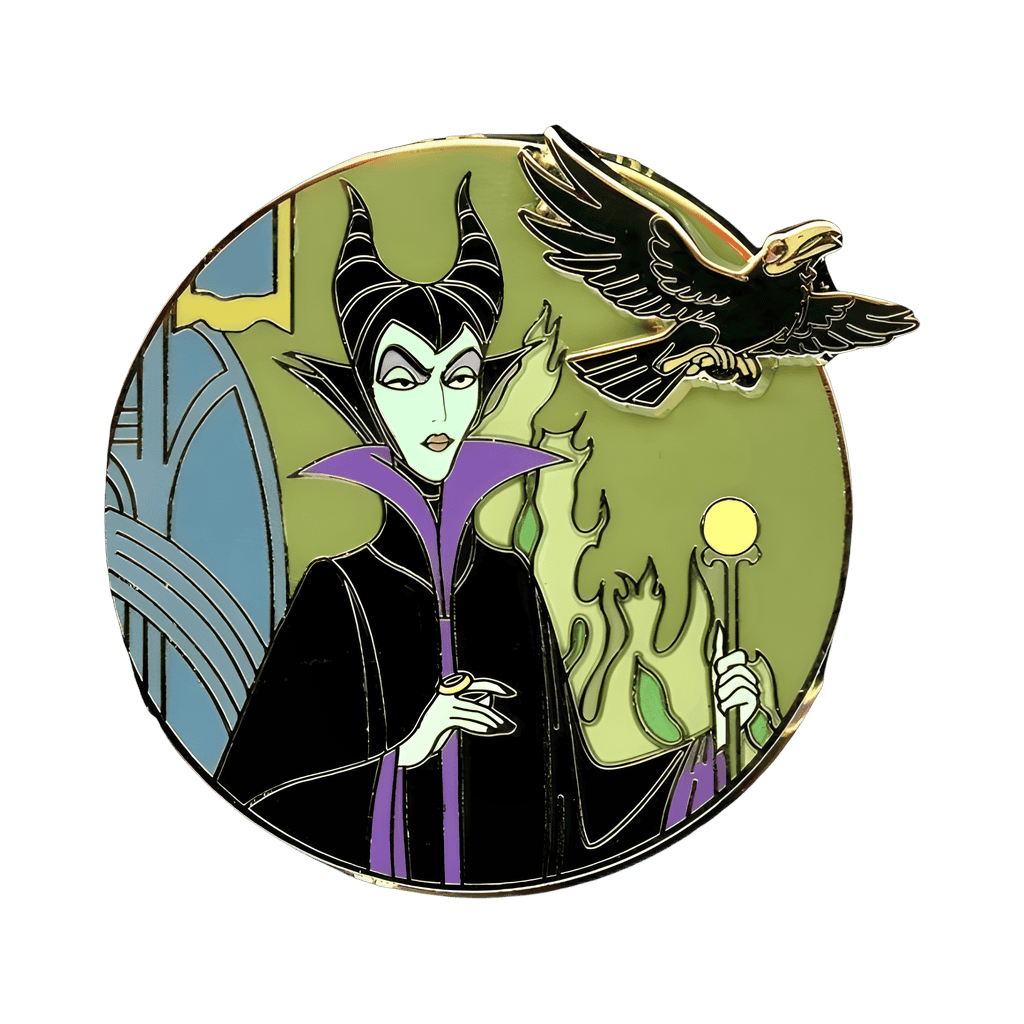 Sleeping Beauty (Maleficent and Diablo) Disney pin