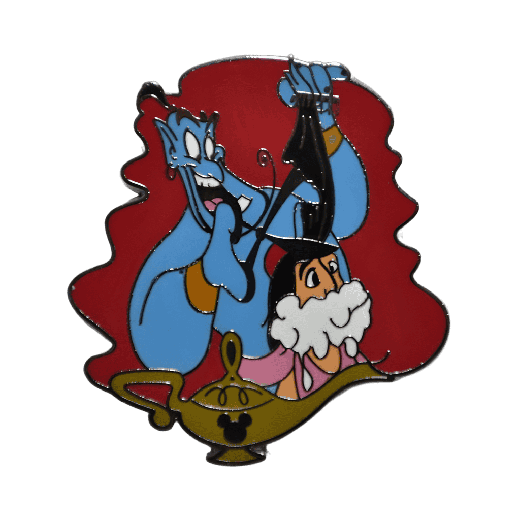 Shaving Aladdin Disney pin