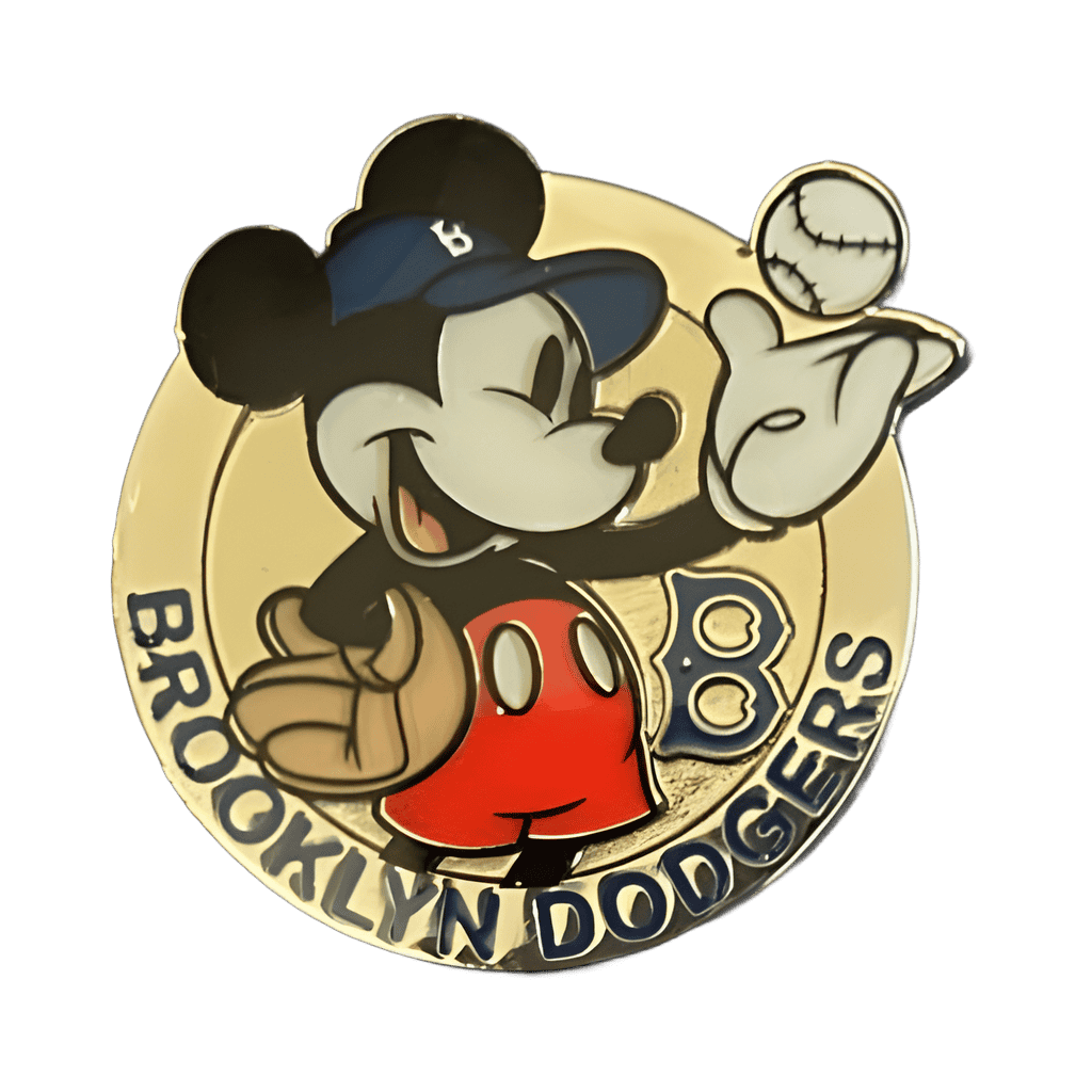 LA (Brooklyn) Dodgers Old Timey Mickey Disney pin
