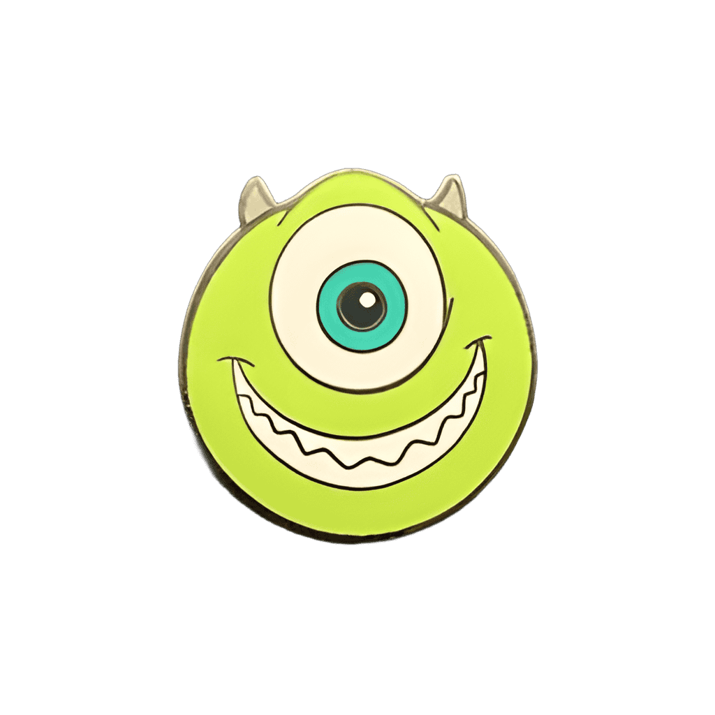 Mike Wazowski's head Disney pin