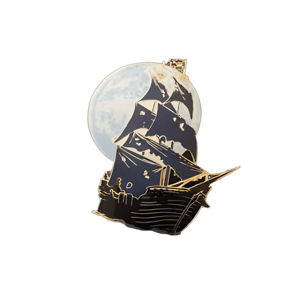 Black Pearl Disney pin