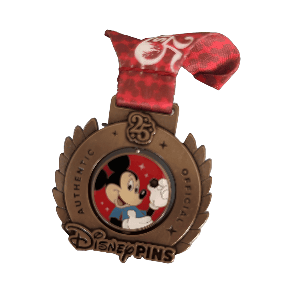 Mickey 25th Anniversary Disney pin