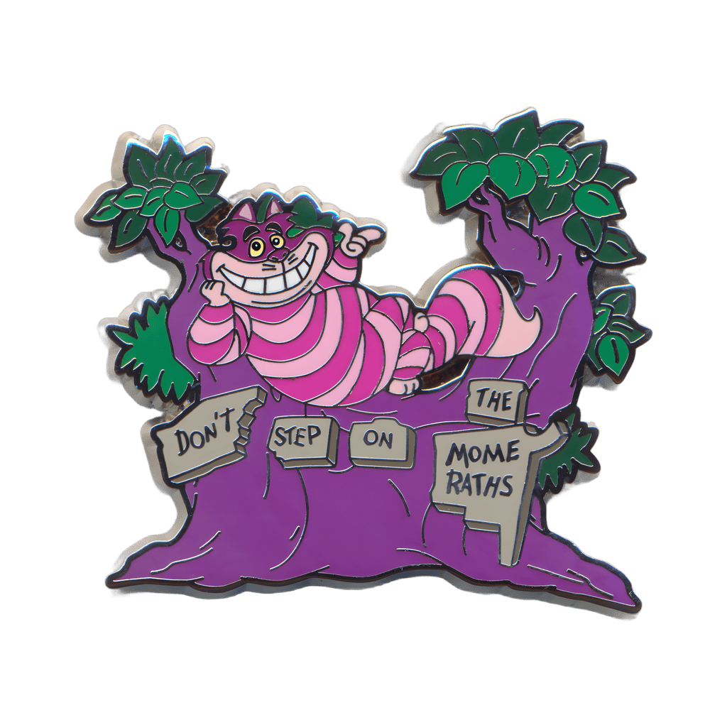 Don't Step on the Mome Raths - Cheshire Cat in a Tree Disney pin