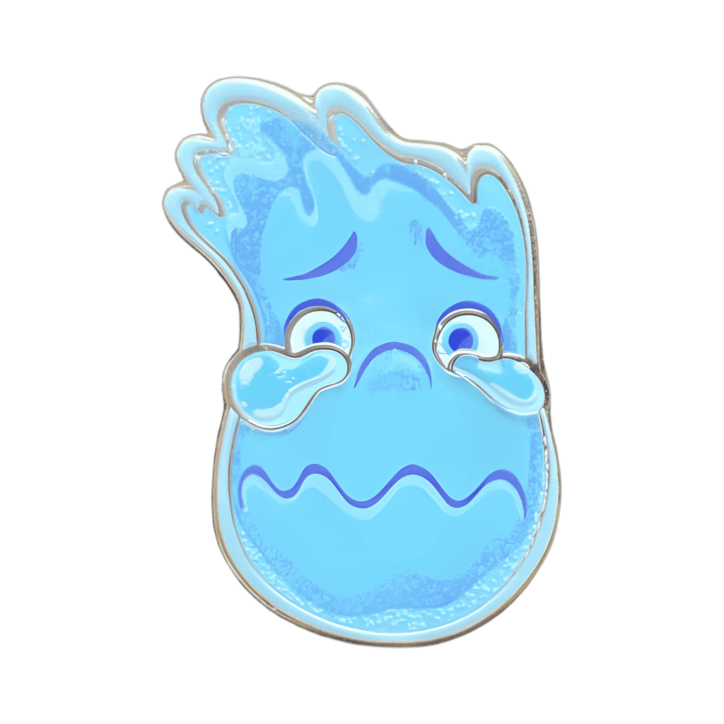 Crying Wade Disney pin