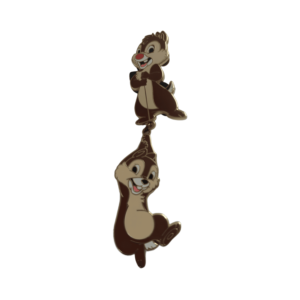 Dale with Chip Holding Rope Disney pin