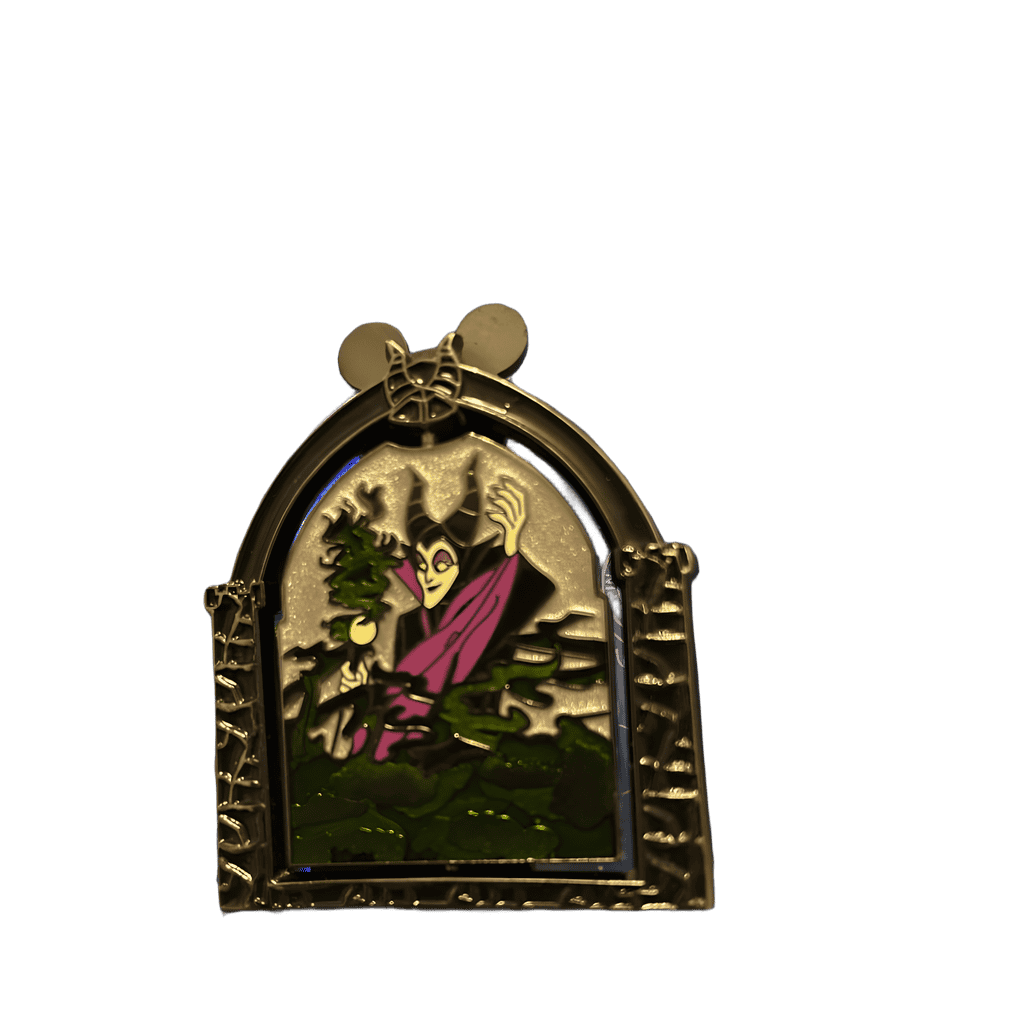 Maleficent Transfprmation Spinner Disney pin