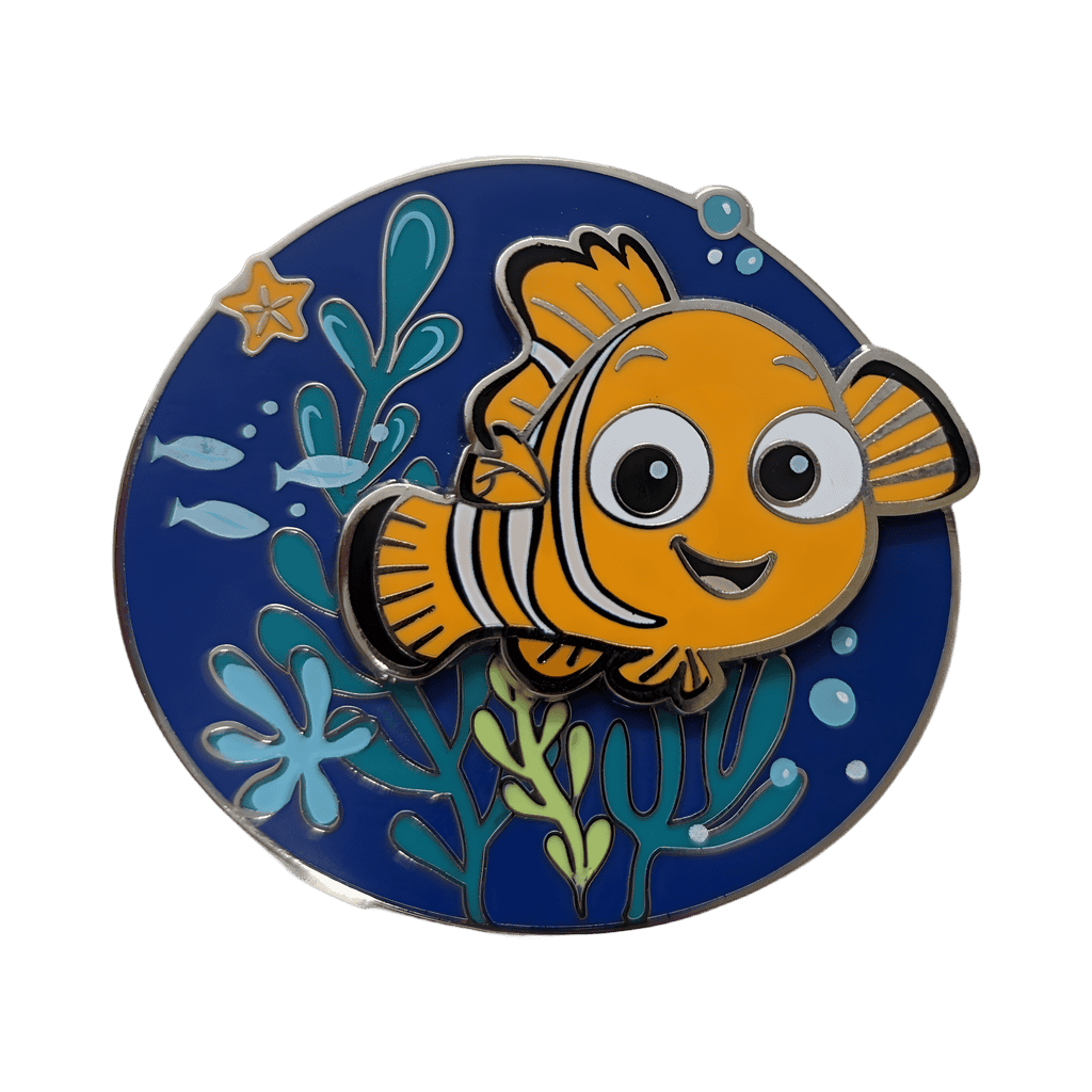 Waving Nemo with Coral Disney pin