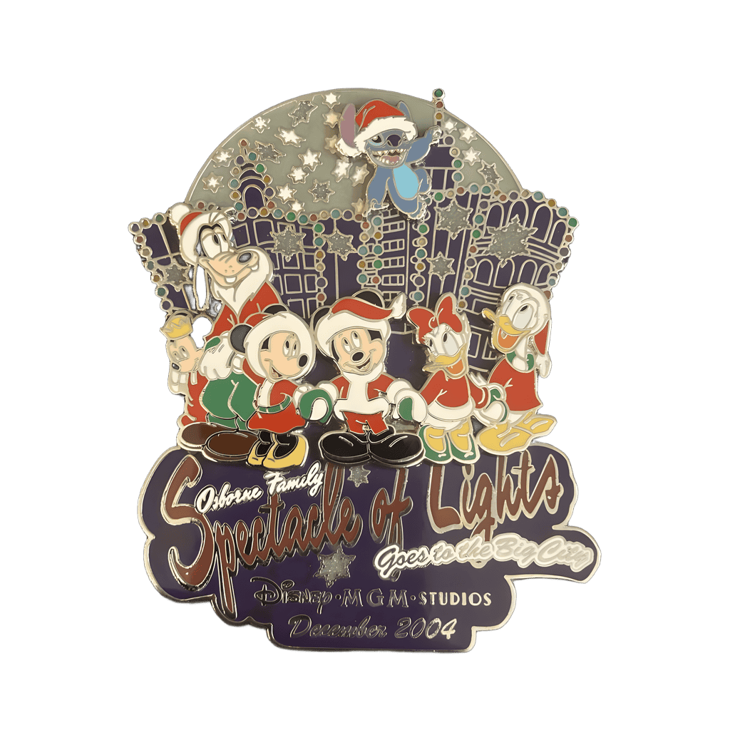 Goofy, Minnie, Mickey, Daisy, Donald & Stitch - MGM Studios 2004 Jumbo Disney pin