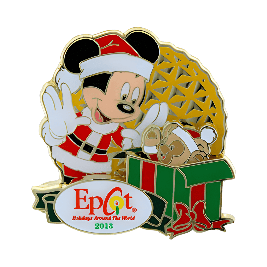 2013 Holidays Around the World Santa Mickey and Duffy Disney pin