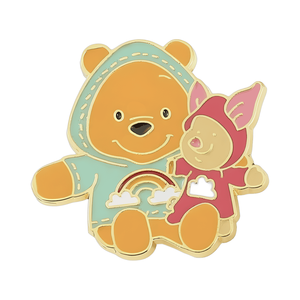 Pooh and Piglet Disney pin