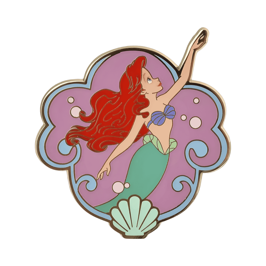 Ariel, Shell Frame Disney pin