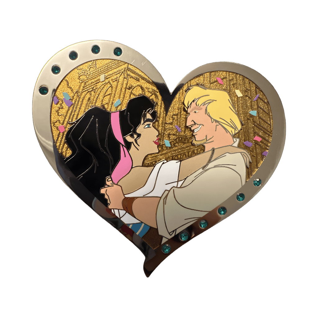 Esmeralda and Phoebus Disney pin