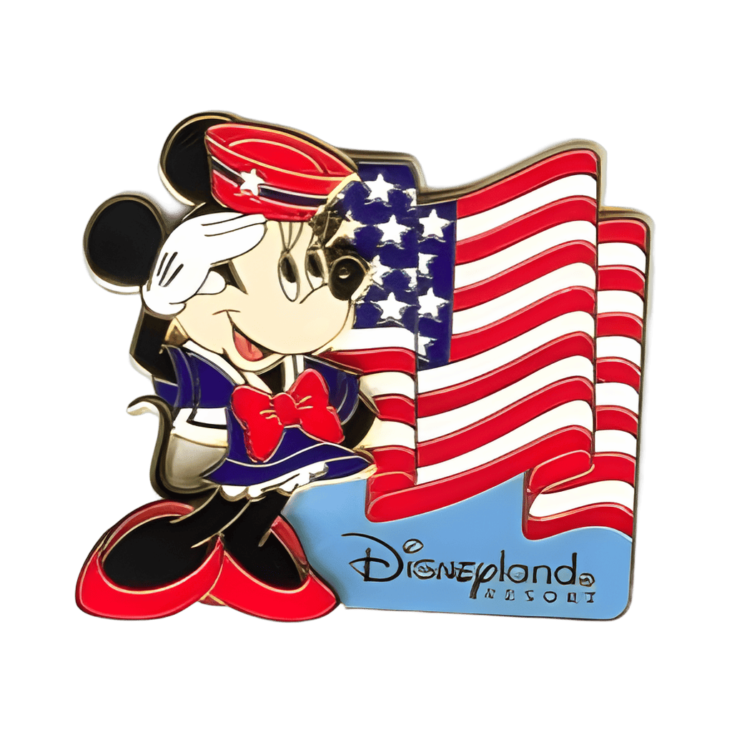 Minnie Saluting the Flag Disney pin