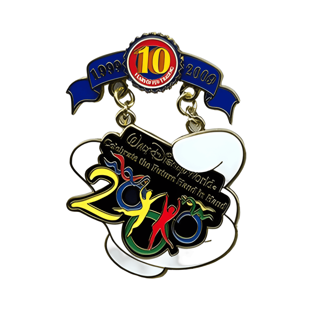 2000 Millennium Celebration - Celebrate the Future Hand in Hand Disney pin