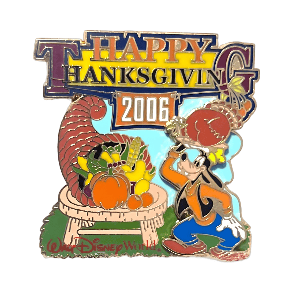 Happy Thanksgiving 2006 - Goofy Disney pin