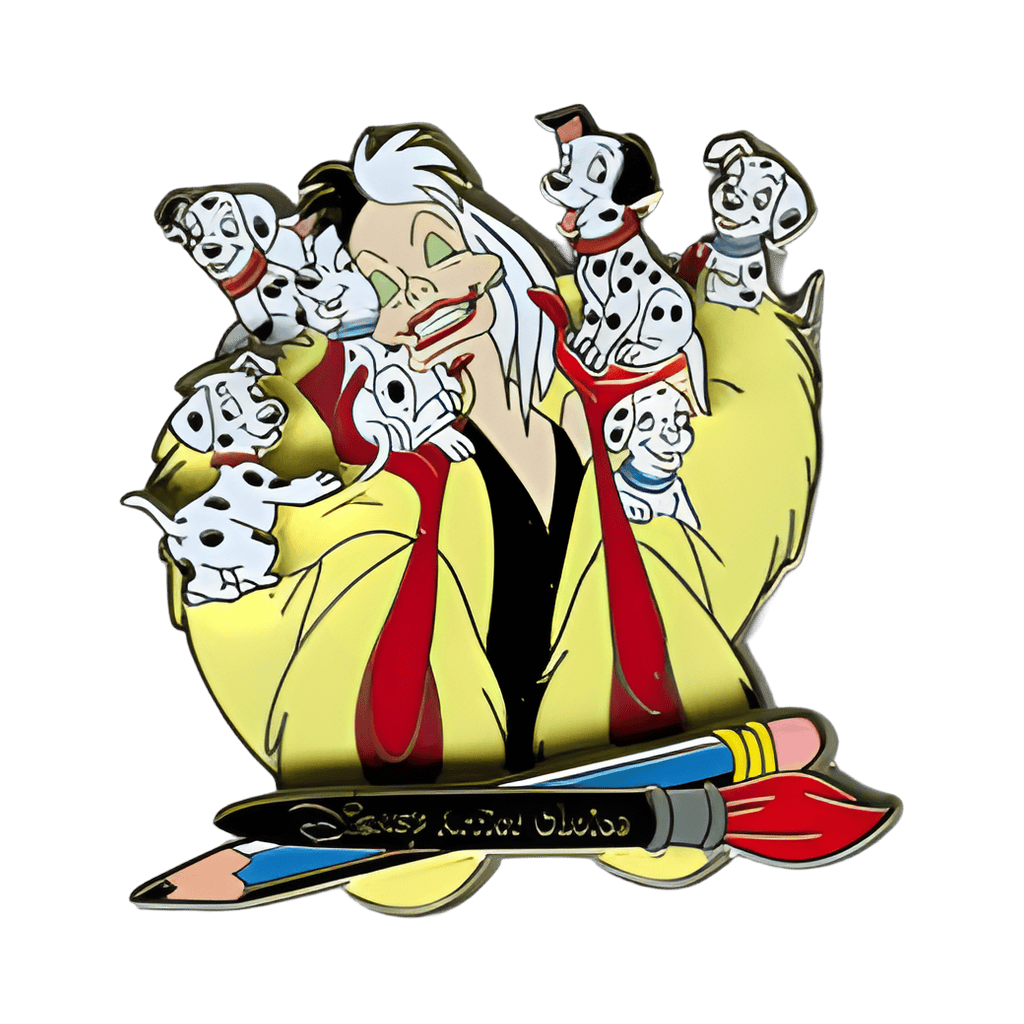 Artist Choice – Cruella's Puppies Disney pin