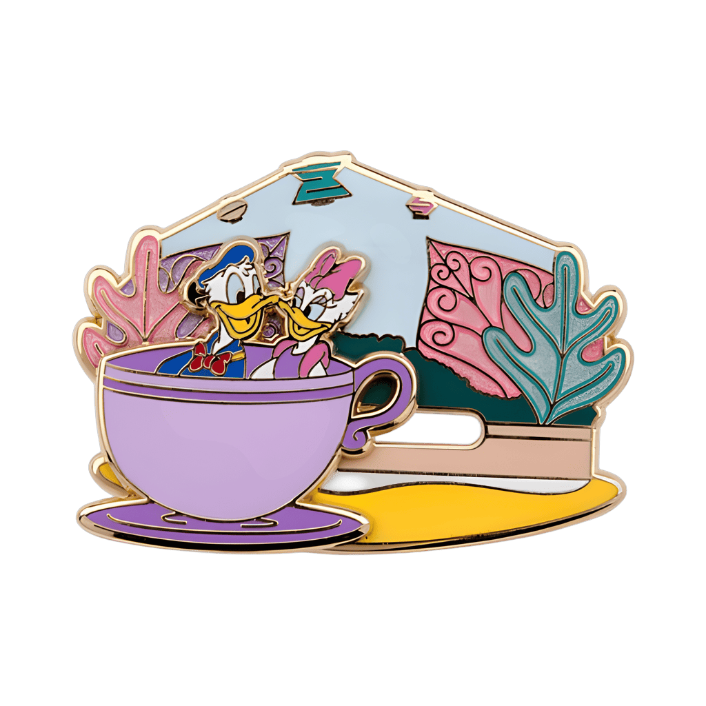 Donald and Daisy on the Mad Tea Party - Online Exclusive Disney pin