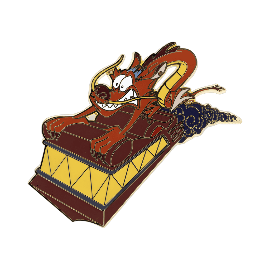 Mushu on Rocket Disney pin