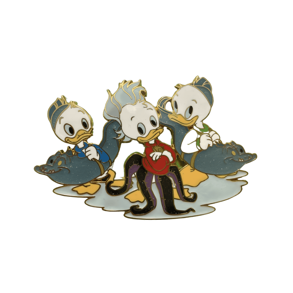 Huey, Dewey and Louie as Ursula, Flotsam and Jetsam Disney pin