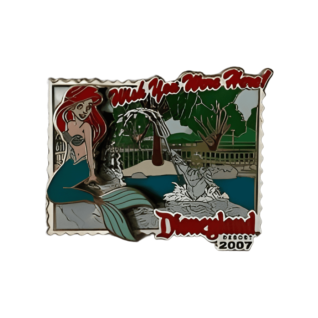 Ariel at King Triton's Fountain Disney pin