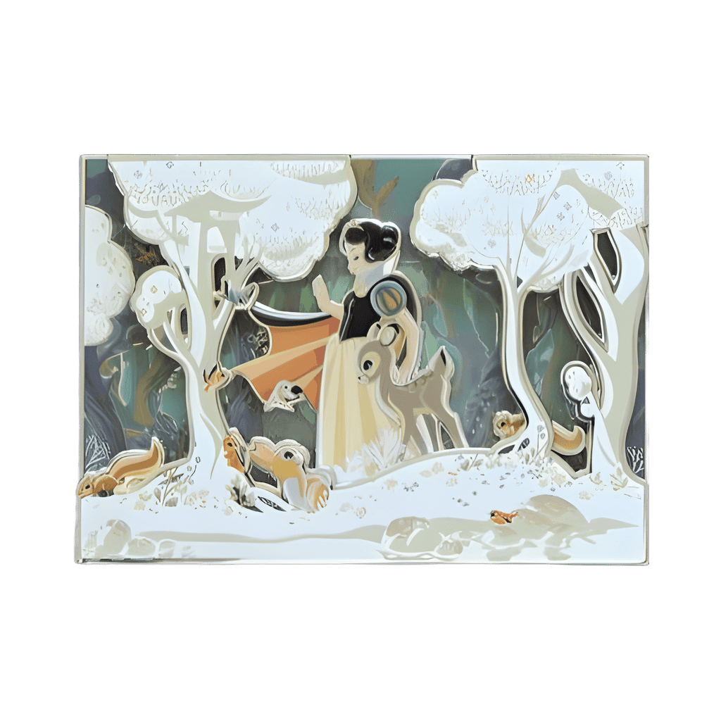 Snow White Jumbo (Silver) Disney pin