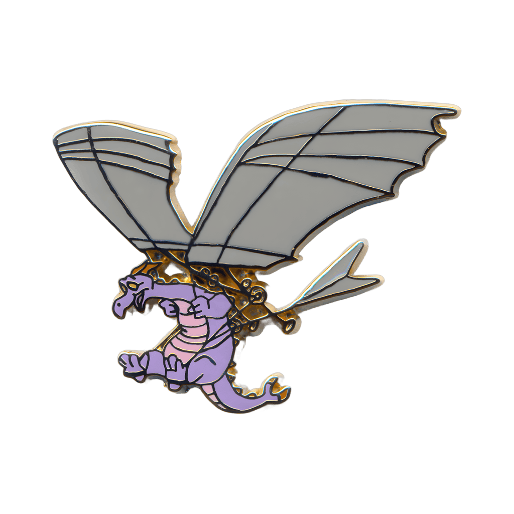 Figment Flying Using Old Fashioned Wings Disney pin