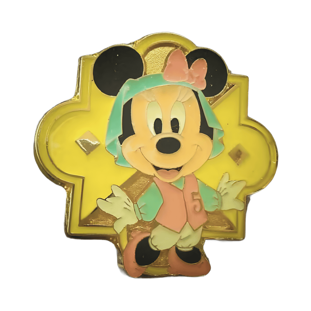 5th Anniversary - Ornate Tile - Minnie Disney pin