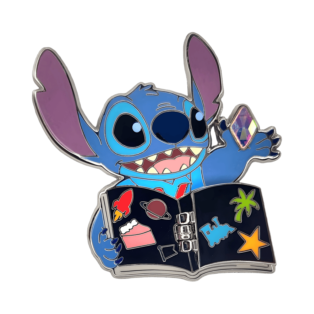 Stitch with Pin Book Disney pin