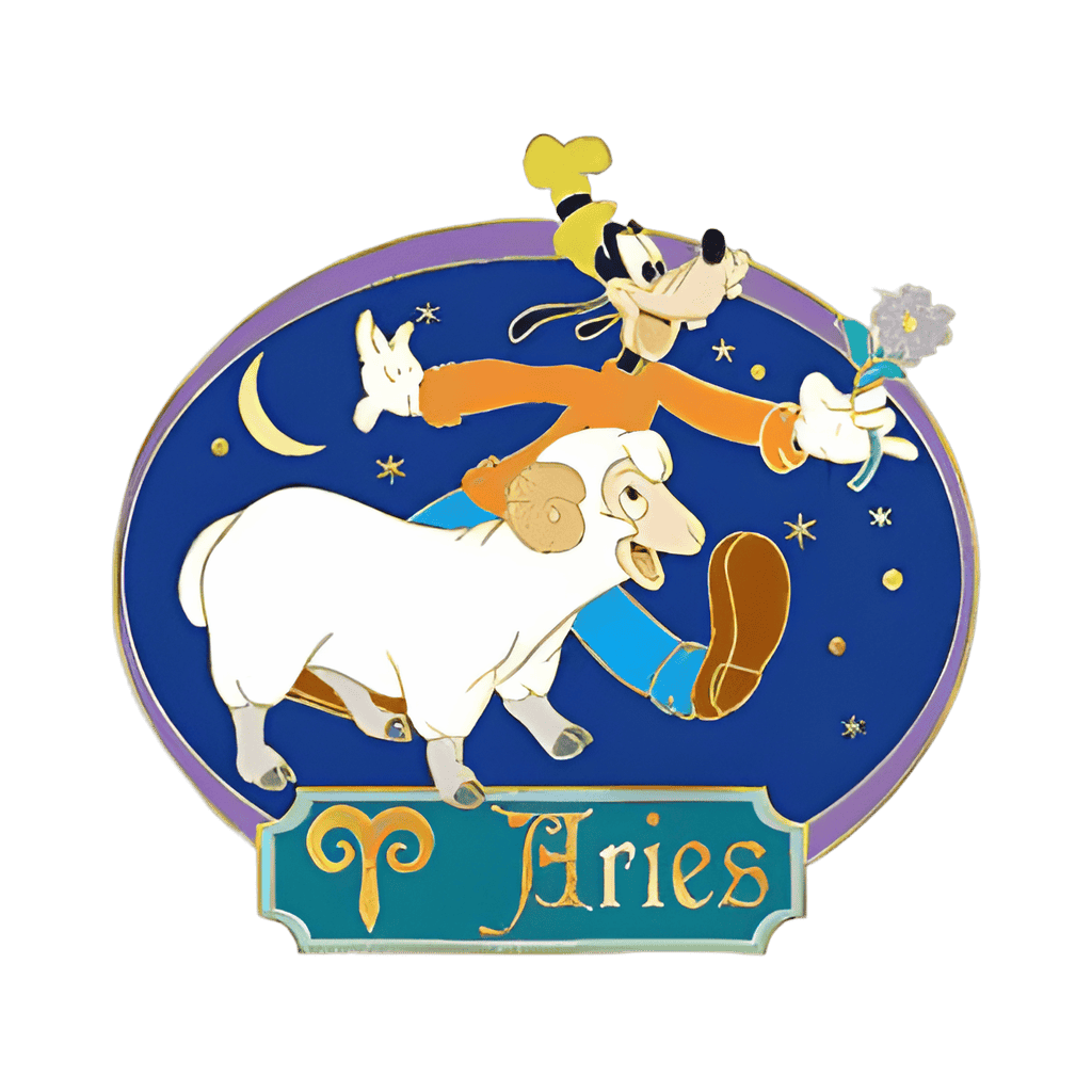 Goofy and Aries Disney pin