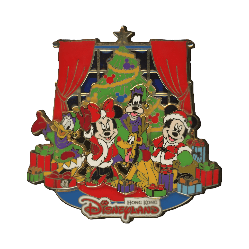 HKDL Christmas 2005 Box Set - Fab 5 Disney pin