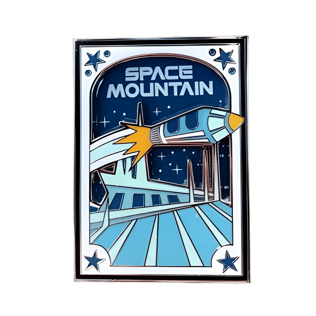 Space Mountain Disney pin