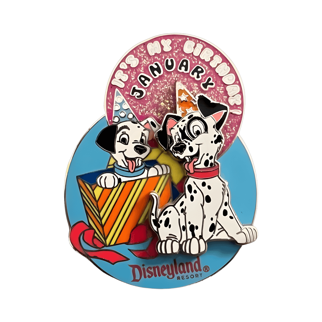 It's My Birthday January - 101 Dalmatians Disney pin
