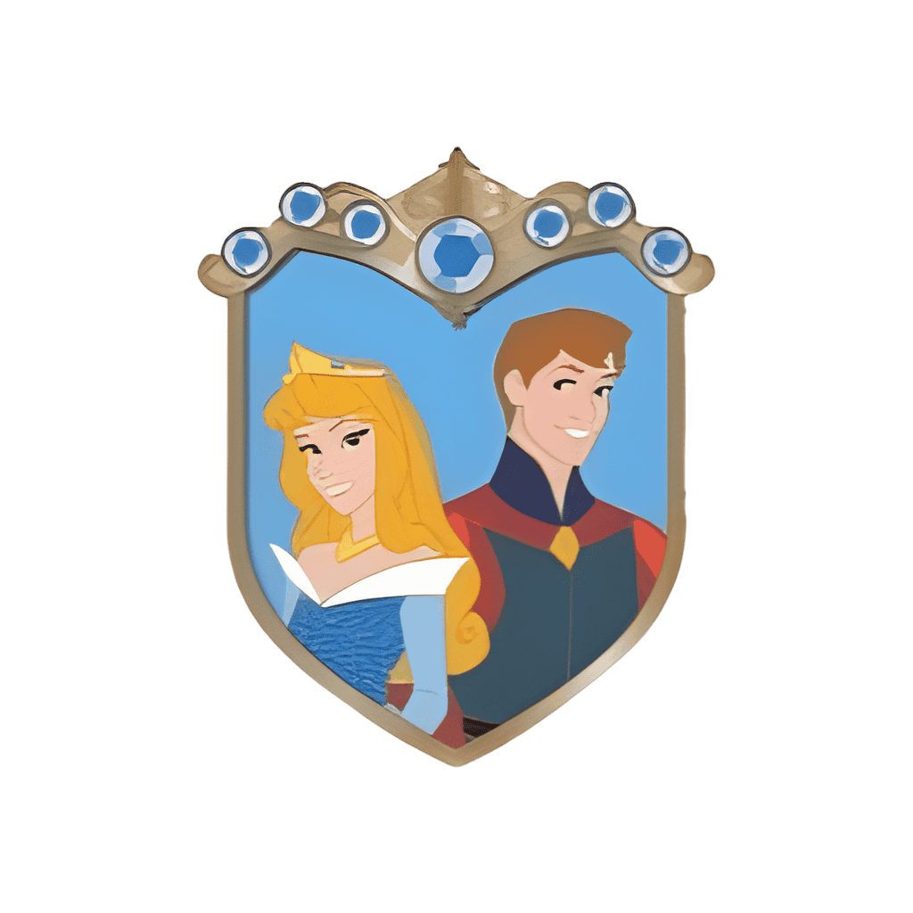 Aurora (Blue) & Prince Phillip Disney pin
