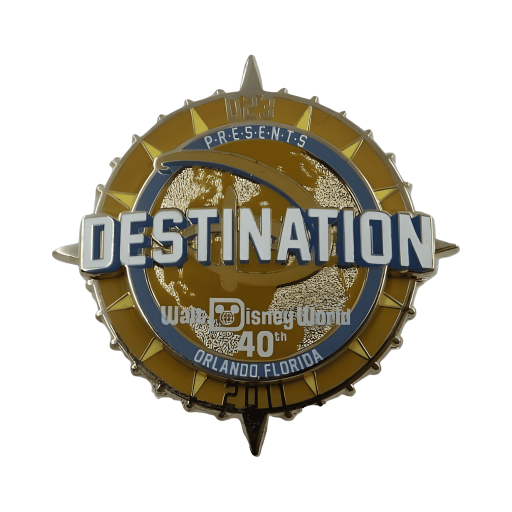 Destination D: WDW 40th - Logo Disney pin