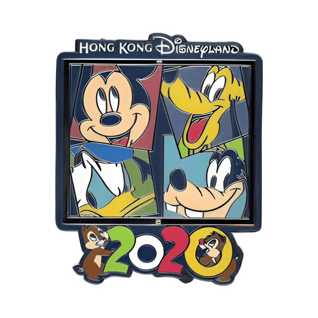Mickey, Pluto, Donald and Goofy Disney pin
