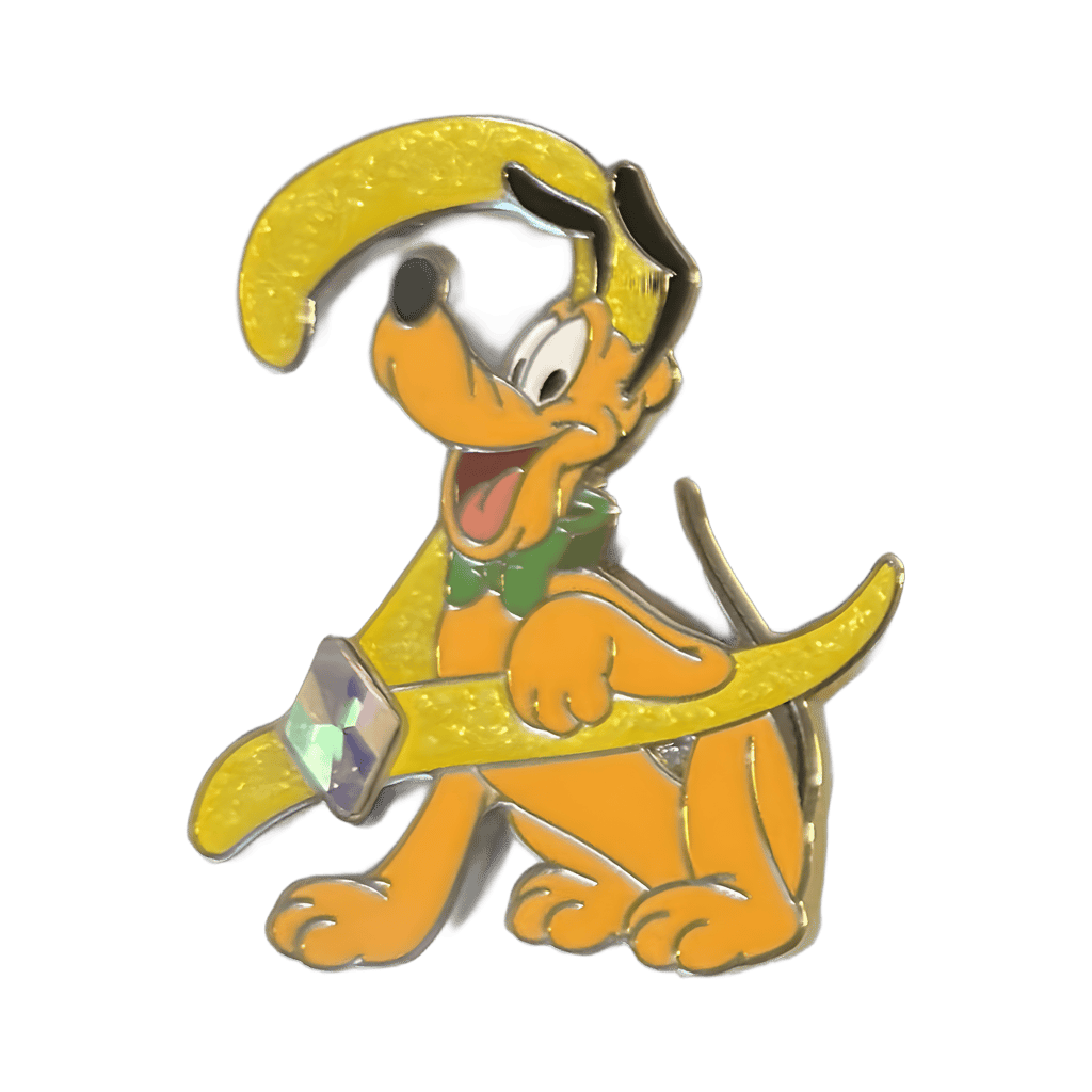 Pluto with 2 Disney pin