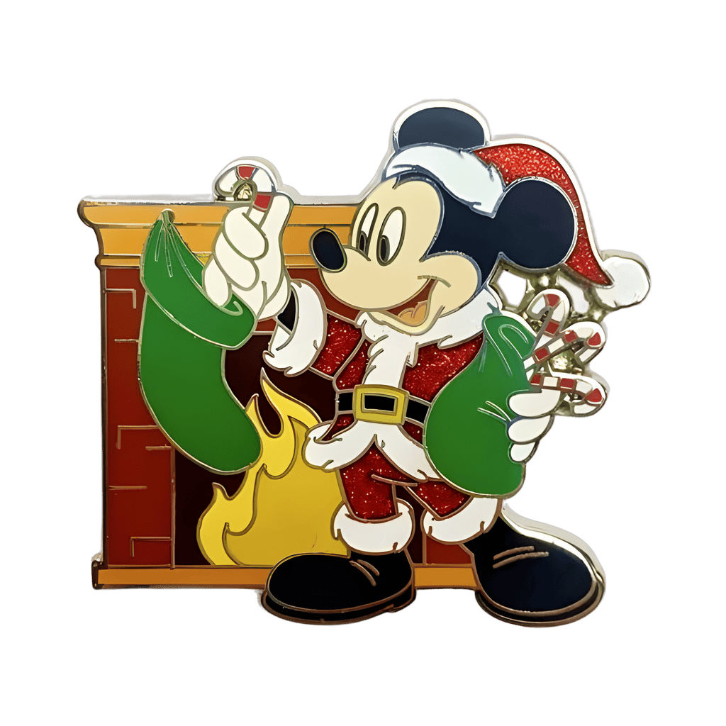 Santa Mickey Disney pin