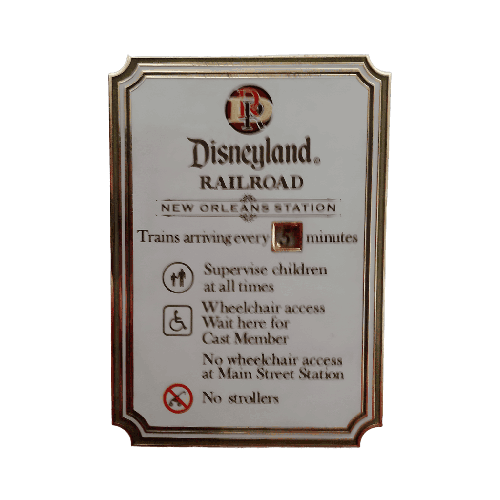 Disneyland Railroad New Orleans Station Disney pin