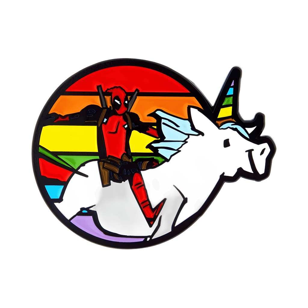 Deadpool Unicorn Disney pin