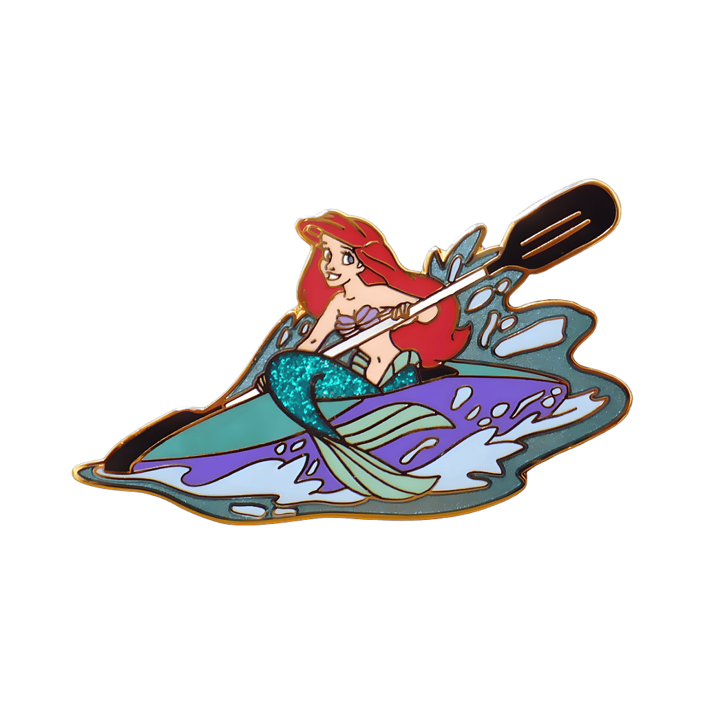 Ariel Kayaking Disney pin