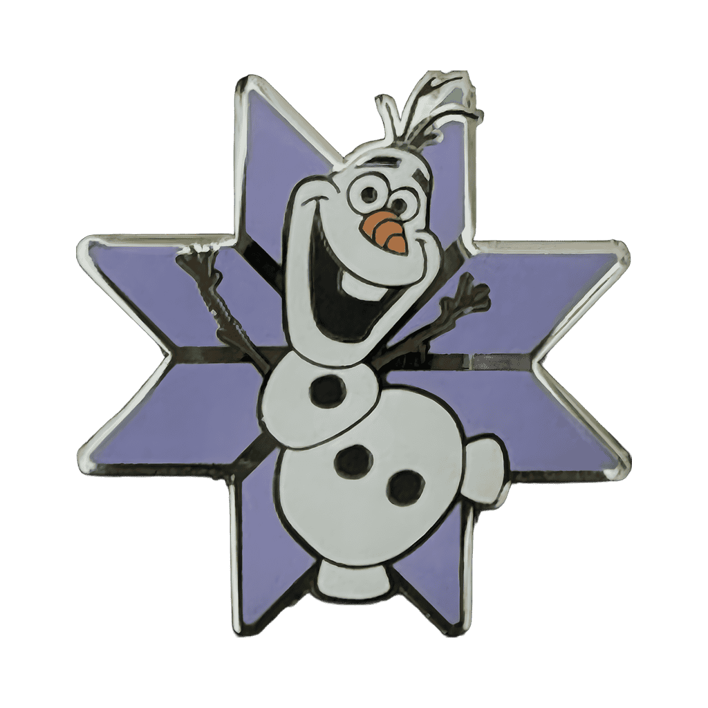Olaf in Snowflake #73 Disney pin