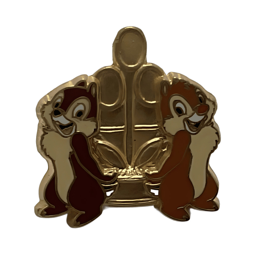 Gold Kadomatsu - Chip Dale Disney pin