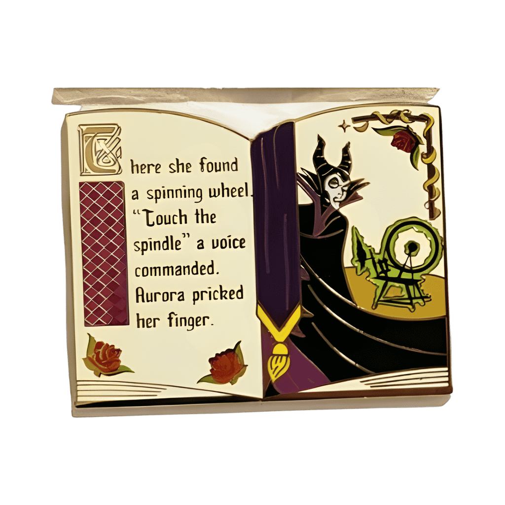 Maleficent at Spinning Wheel Disney pin