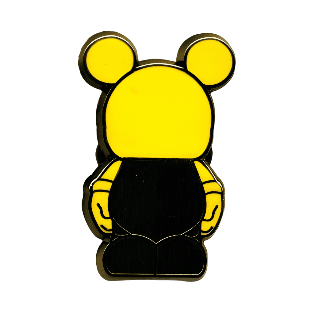 Yellow Black Disney pin