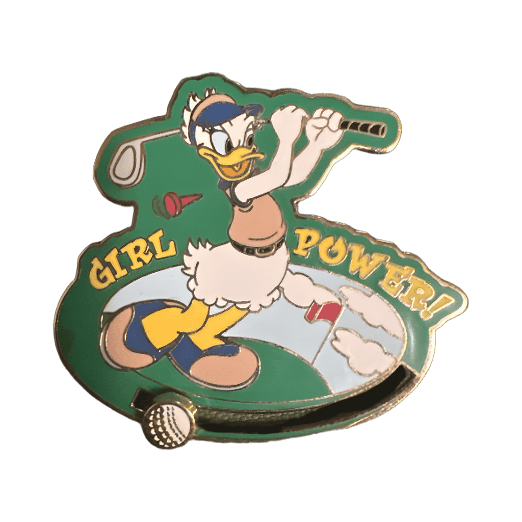 Daisy Girl Power Golfing Disney pin