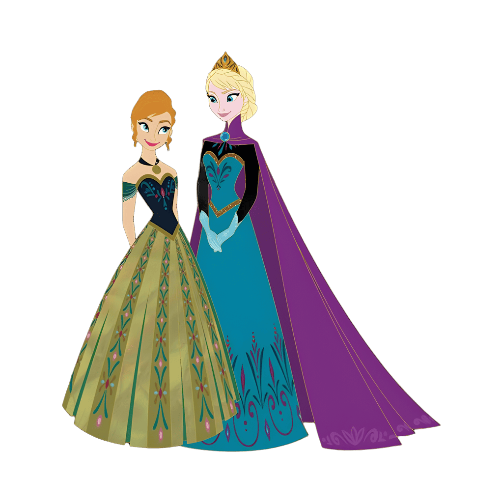 Coronation Outfits - Anna & Elsa Disney pin