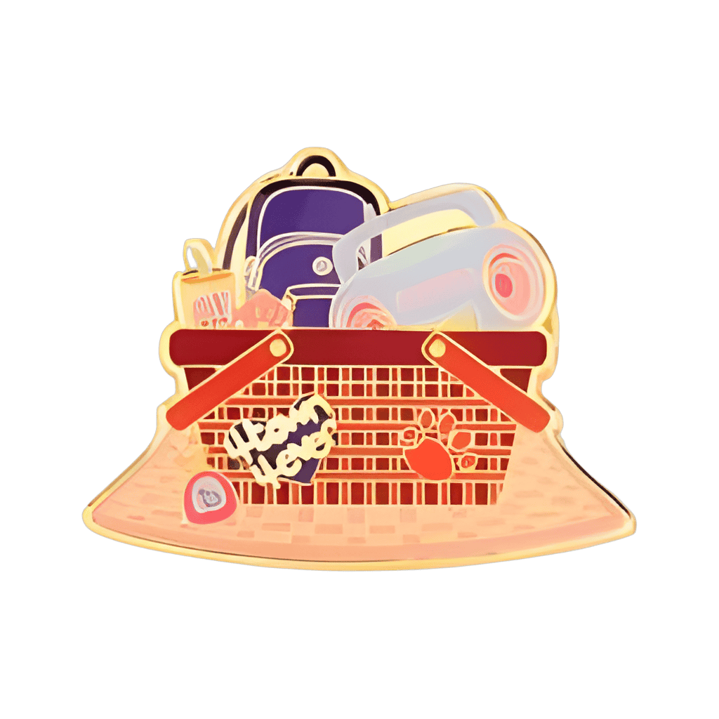 Turning Red Picnic Basket Disney pin